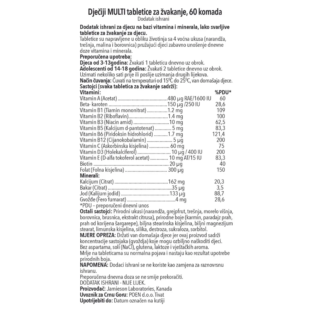 Kids MULTI deklaracija_mne