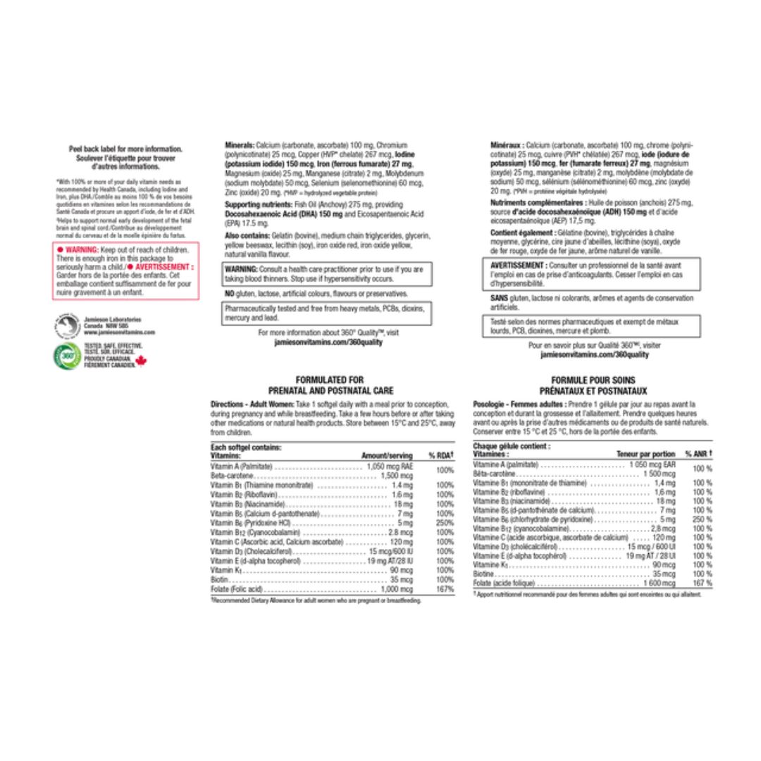 Prenatal 100% KOMPLETNI vitamini i minerali sa DHA – ALL IN ONE - Image 3