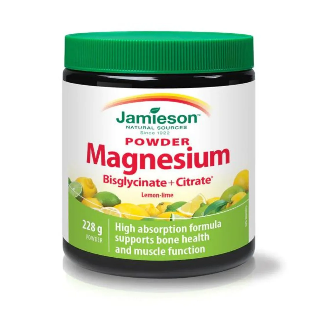 Jamieson Magnezijum Bisglicinat Plus Citrat Limun-Limeta u prahu_1