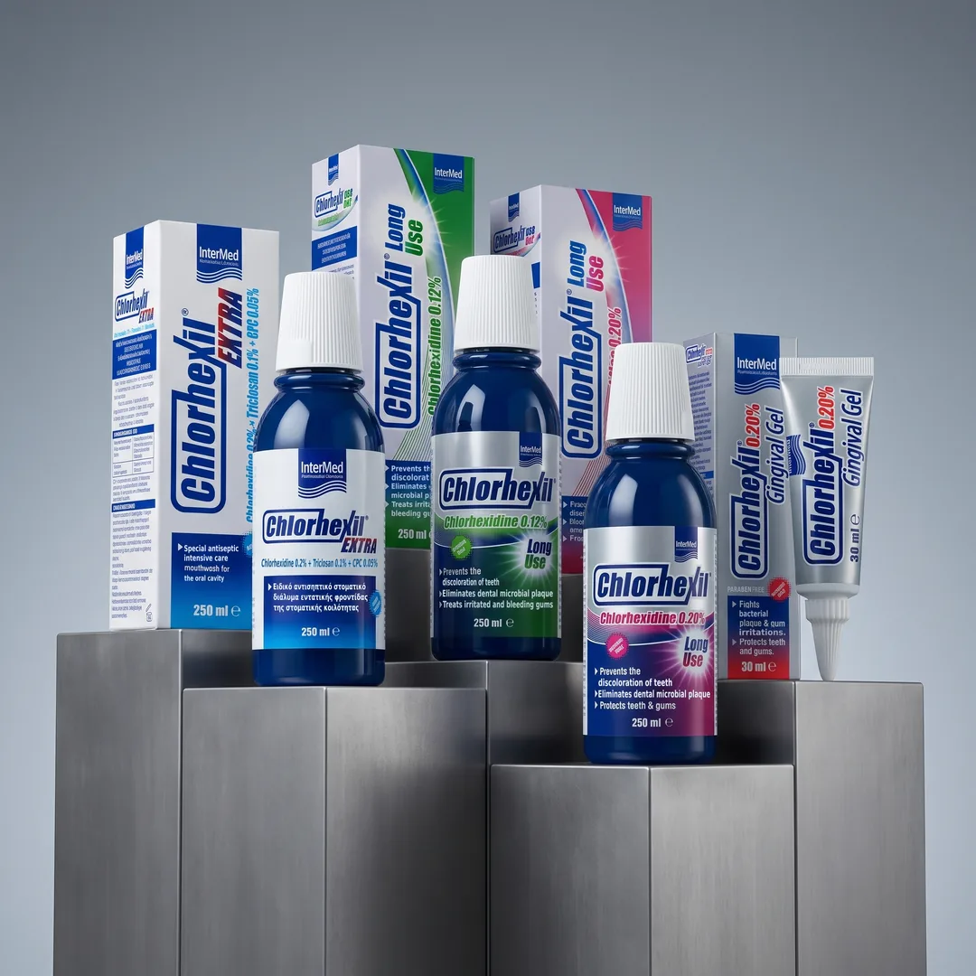 Chlorhexil tečnosti za ispiranje usta i gingivalni gel sa hlorheksidinom