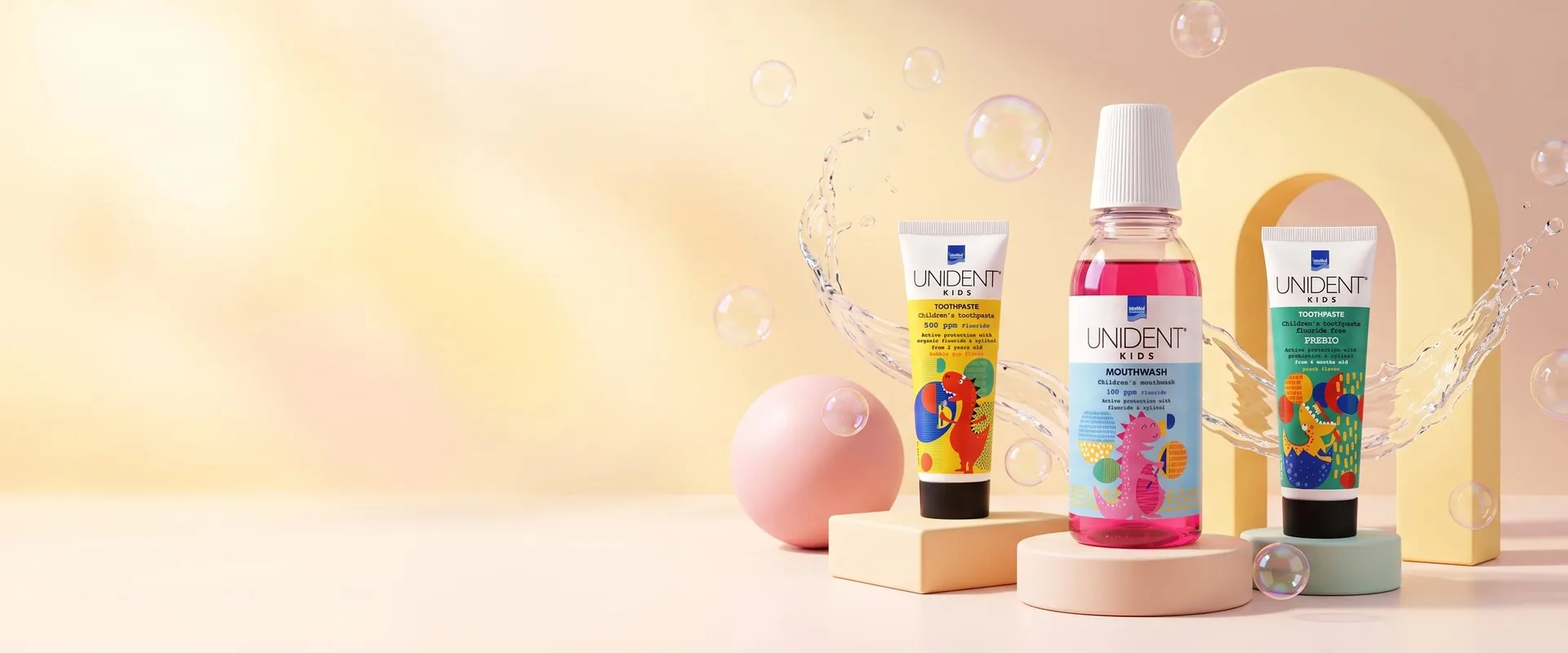 UNIDENT Kids paste za zube i tečnost za ispiranje usta za djecu