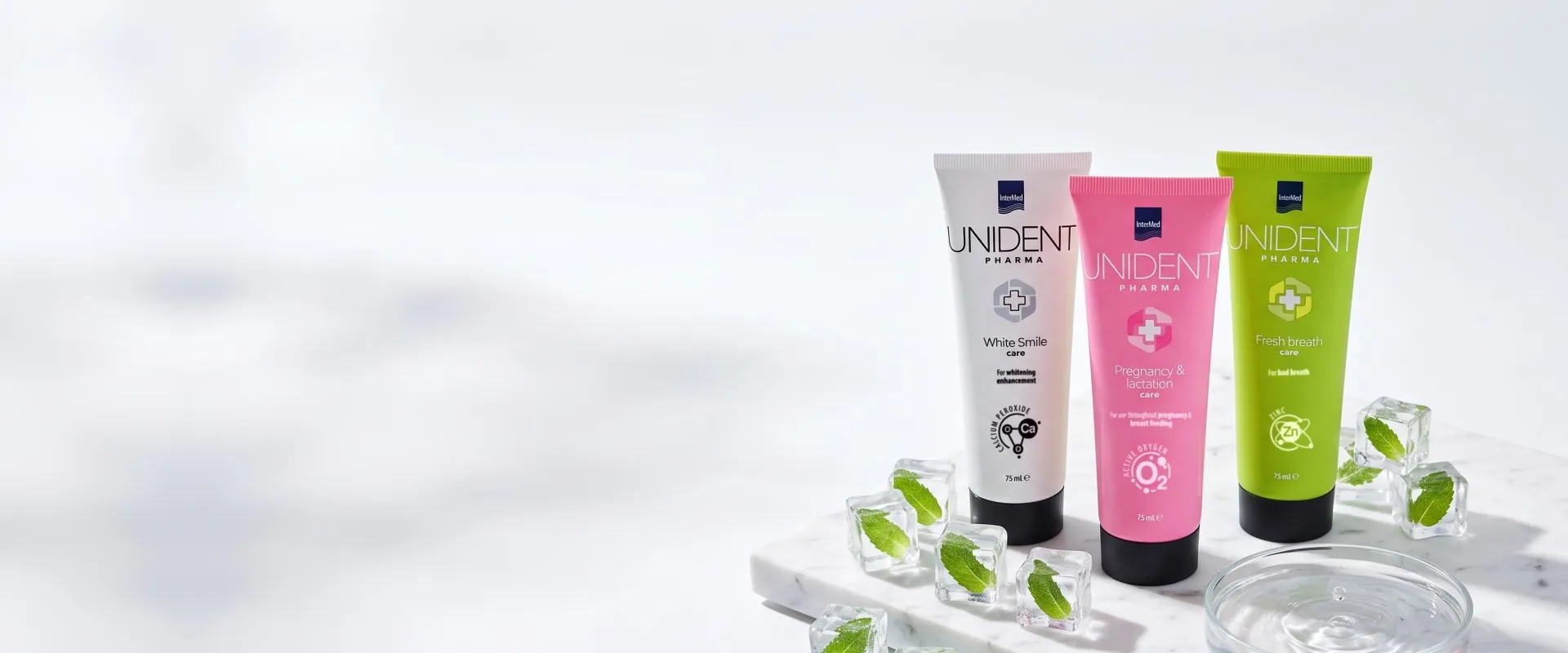 UNIDENT Pharma paste za zube White Smile, Pregnancy & lactation i Fresh breath, 75 ml